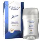 Secret Clinical Strength Invisible Solid Clean Antiperspirant & Deodorant For Women Lavender