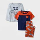 Carter's Just One You Boys' 3pc Robot Dino Pajama Set