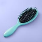Monogram Hair Brush Letter P - More Than Magic Teal, Blue