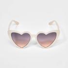 Kids' Heart Sunglasses - Cat & Jack Cream, Ivory