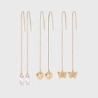 Butterfly Chain Threader Trio Set 3pc- Wild Fable Gold