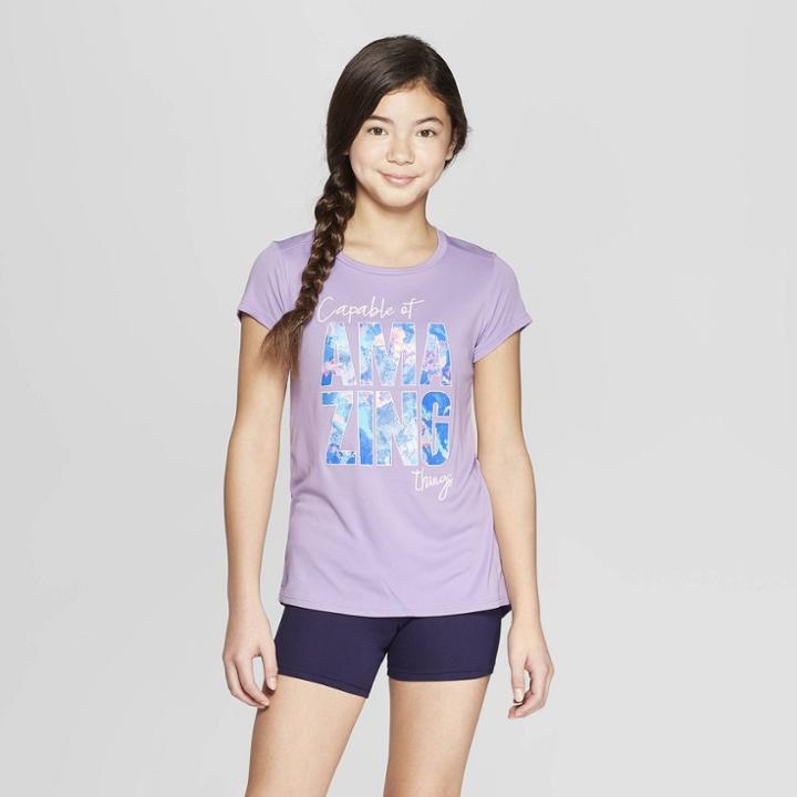 Girls' Capable Of Amazing Things Graphic Tech T-shirt - C9 Champion