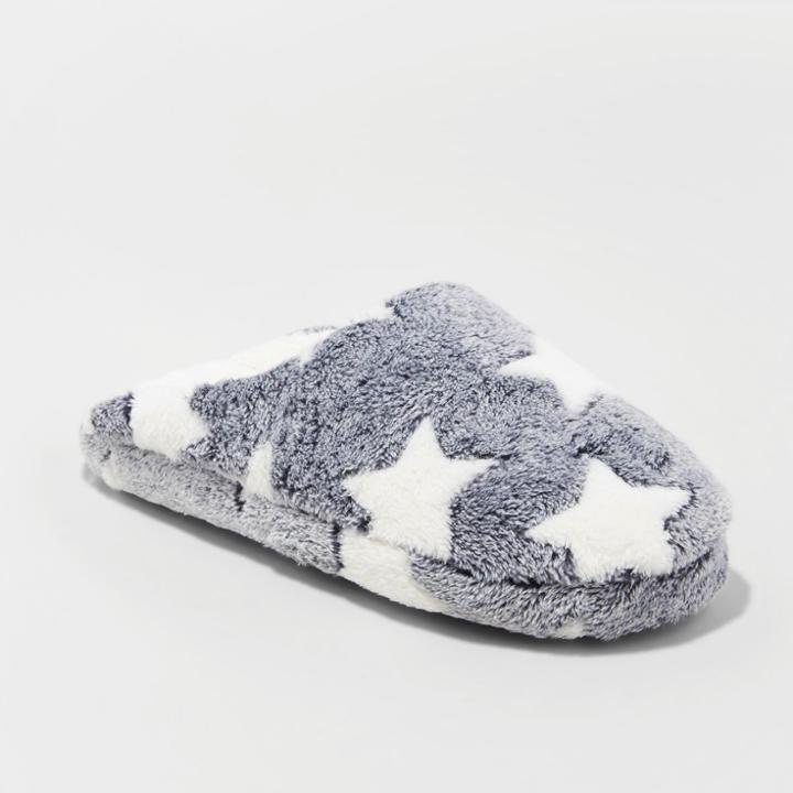 Women's Cordette Scuff Slipper - Xhilaration White/grey Xl(11/12), Gray