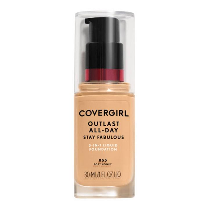 Covergirl + Olay Stay Fabulous 3-in-1 Foundation 855 Soft Honey 1 Fl Oz, Adult Unisex