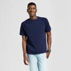 Men's Standard Fit Short Sleeve French Terry T-shirt - Goodfellow & Co Xavier Navy