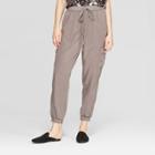 Women's Mid-rise Full Length Cargo Pants - Knox Rose Dark Gray