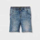 Boys' Short Pull-on Jean Shorts - Art Class Light Wash