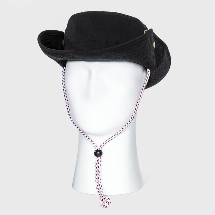 Men's Bonnie Hat With White Cord - Goodfellow & Co Black