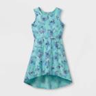 Girls' Disney Stitch Tank Top A-line Dress - Blue