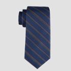 Men's Striped Tie - Goodfellow & Co Navy, Blue