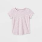 Grayson Mini Toddler Girls' Dot Short Sleeve T-shirt - Purple