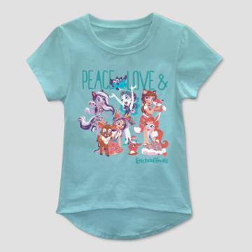 Girls' Enchantimals Short Sleeve T-shirt - Green