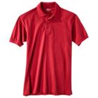 Dickies Boys' Pique Uniform Polo Shirt - Red