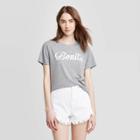 Modern Lux Women's Bonita Short Sleeve Graphic T-shirt (juniors') - Heather Gray