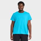 Men's Big & Tall Short Sleeve T-shirt - All In Motion Turquoise Xxxl
