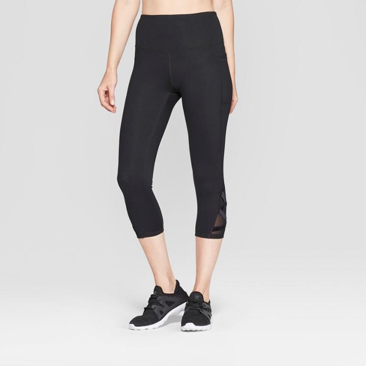 Women's Studio High-waisted Capri Leggings - C9 Champion Black