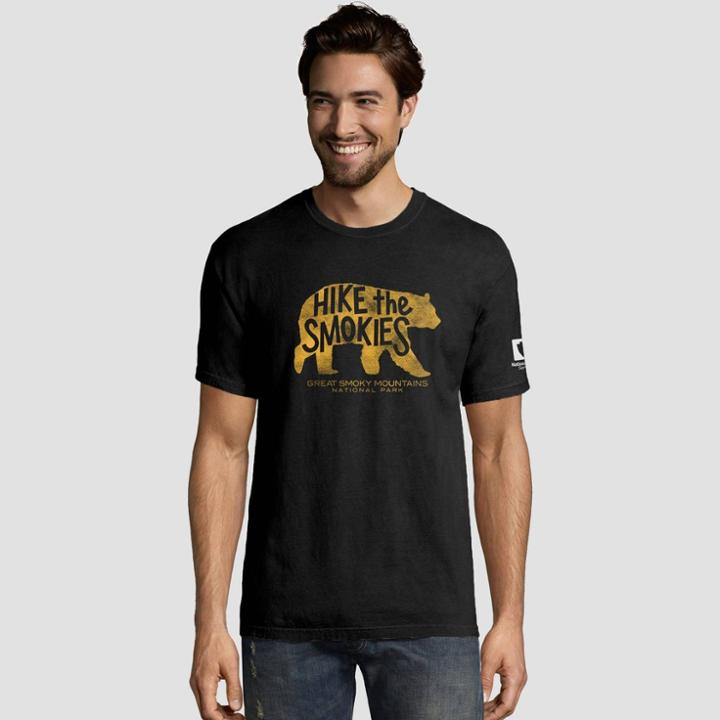 Hanes Men's Short Sleeve National Parks Service T-shirt - Navy (blue)