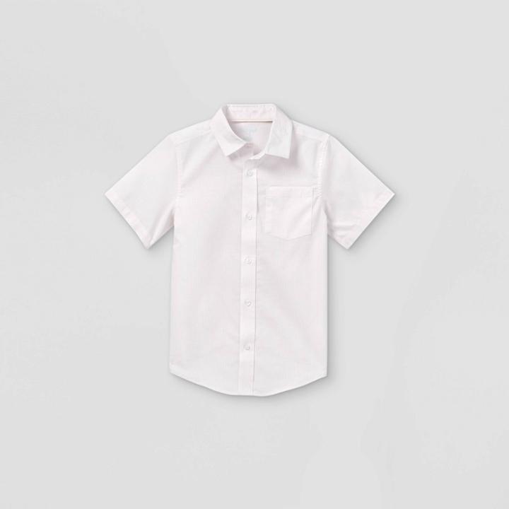 Boys' Woven Short Sleeve Button-down Shirt - Cat & Jack