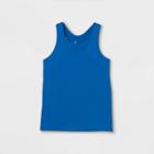 Girls' Athletic Tank Top - All In Motion Pacific Blue