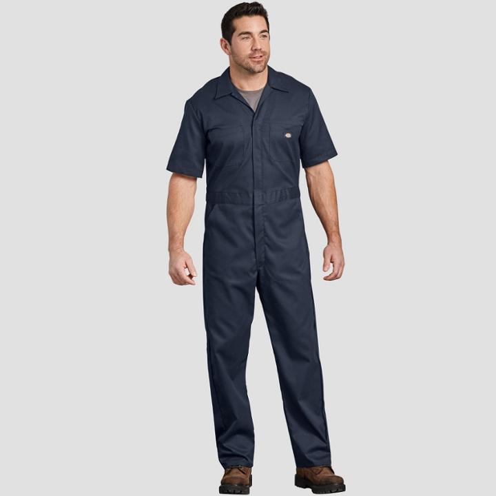 Petitedickies Men's Straight Fit Overalls - Deep Navy M Short, Size: Medium Short, Deep Blue