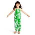 Toddler Girls' Boom Boom Sleeveless Square Neck Jumpsuit - Lilly Pulitzer For Target Green/white 12m, Women's, White Green