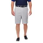Haggar H26 - Men's Big & Tall Classic Fit Performance Shorts Navy Stripe