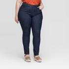Target Women's Plus Size Mid-rise Skinny Jeans - Universal Thread Indigo