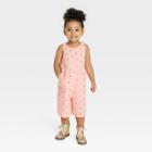 Toddler Girls' Dot Jumpsuit - Cat & Jack Pink