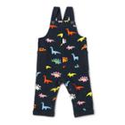 Baby Dino Print Knit Overalls - Christian Robinson X Target Navy Newborn, Blue