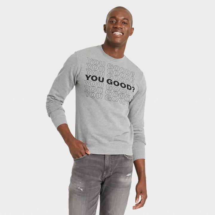 Ev Black History Month Black History Month Men's You Good? Hooded Sweatshirt - Charcoal Heather