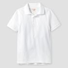 Boys' Pique Stain Resist Uniform Polo Shirt - Cat & Jack White