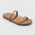 Women's Nadine Skinny Strap Sandals - A New Day Chestnut