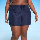 Women's Plus Size Active Swim Shorts - Kona Sol Navy