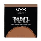 Nyx Professional Makeup Stay Matte But Not Flat Powder Foundation Deep Dark