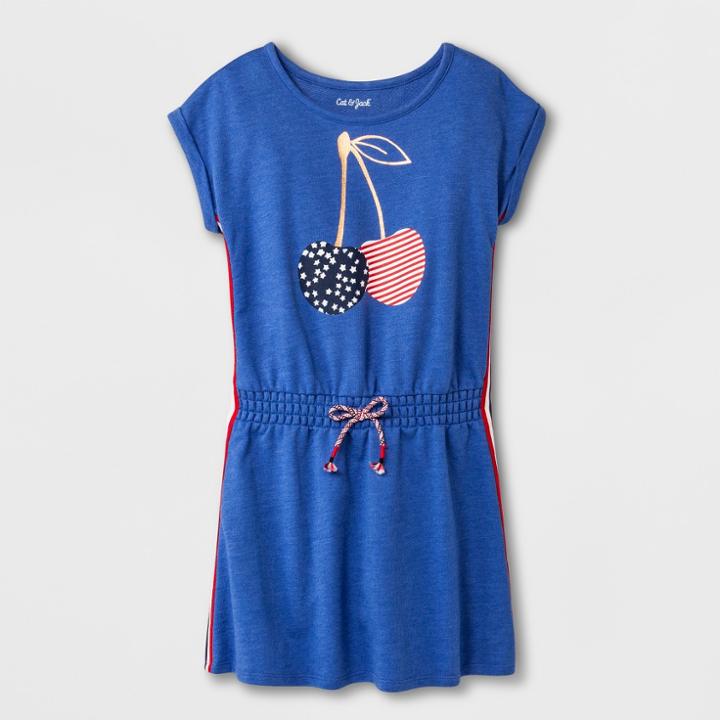 Girls' Americana Dress - Cat & Jack Blue
