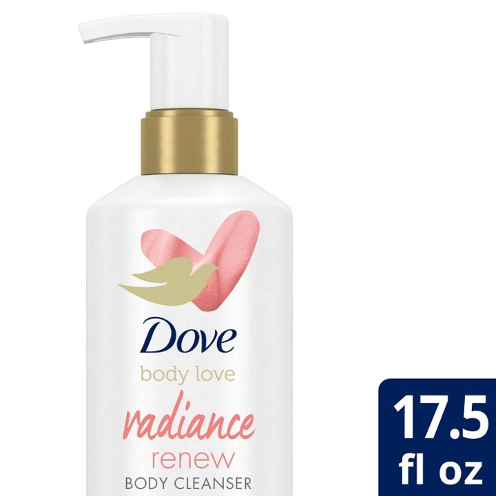 Dove Beauty Body Love Vitamin C Serum + Exfoliating Minerals Radiance Renew Body Cleanser