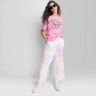 Women's Ascot + Hart Racer Short Sleeve Graphic Boyfriend T-shirt - Pink