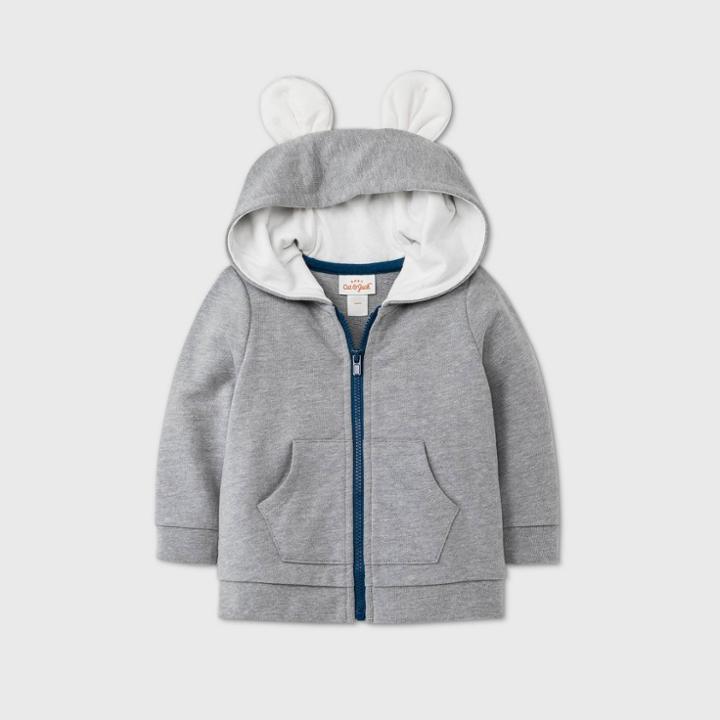 Baby Boys' Bear Layering Jacket - Cat & Jack Gray Newborn