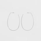 Oval Hoop Earrings - A New Day