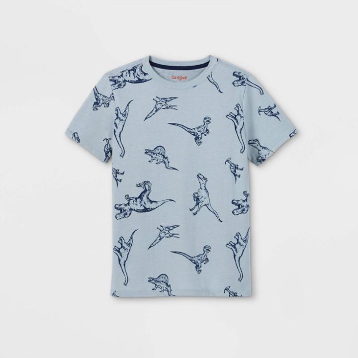 Boys' Printed Short Sleeve T-shirt - Cat & Jack Gray