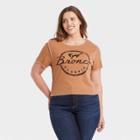 Women's Ford Plus Size Baby Short Sleeve Graphic T-shirt - Brown