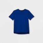 Boys' Short Sleeve Soft Stretch T-shirt - All In Motion Blue