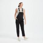 The Nines By Hatch Classic Twill Maternity Overalls Black