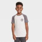 Boys' Marvel Black Panther Ringer Short Sleeve Graphic T-shirt - Gray