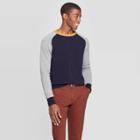 Men's Standard Fit V-neck Sweater - Goodfellow & Co Navy