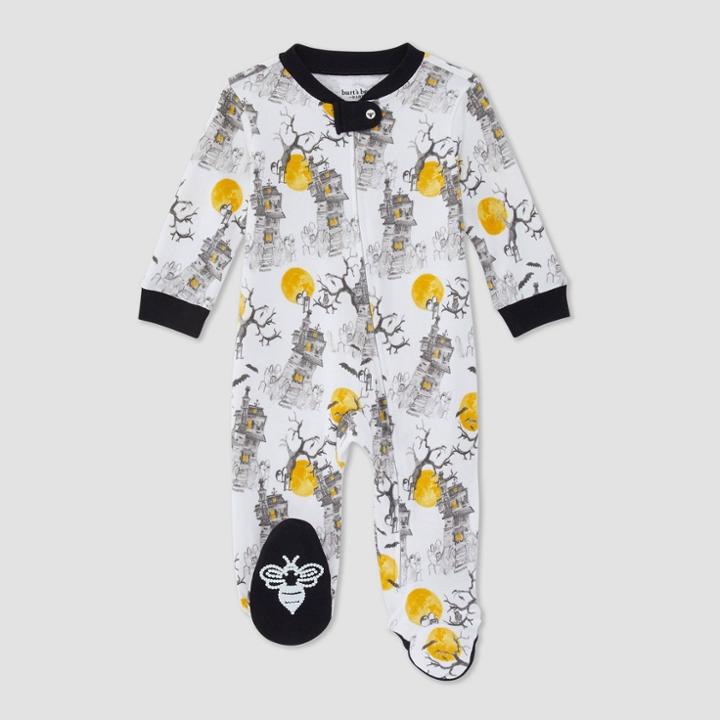 Burt's Bees Baby Baby Haunted Houses Sleep N' Play - Onyx Newborn, Black