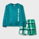 Boys' 2pc Pullover And Shorts Pajama Set - Art Class Green