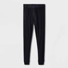 Men's Tall Slim Fit Thermal Underwear Pants - Goodfellow & Co Black