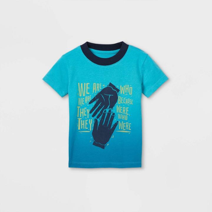 Ev Black History Month Black History Month Toddler 'we Are' Short Sleeve Graphic T-shirt - Aqua