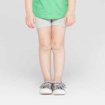 Toddler Girls' Tumble Shorts - Cat & Jack Heather Gray